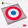 KELIK KS48025 France Roundel - Acrylic 3 mm (240 x 240 mm) (190g) 1/48